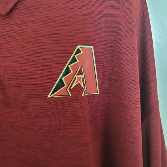 Arizona Diamondbacks Mens Size 5XL Majestic Polo Shirt $55 NEW - Picture 4 of 9